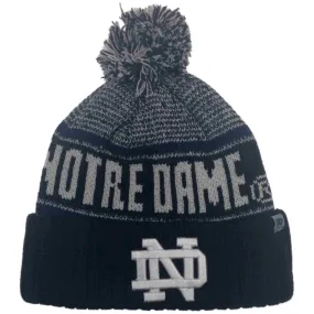 Notre Dame Fighting Irish TOW Navy Gray Acid Rain Cuffed Winter Hat Cap Beanie