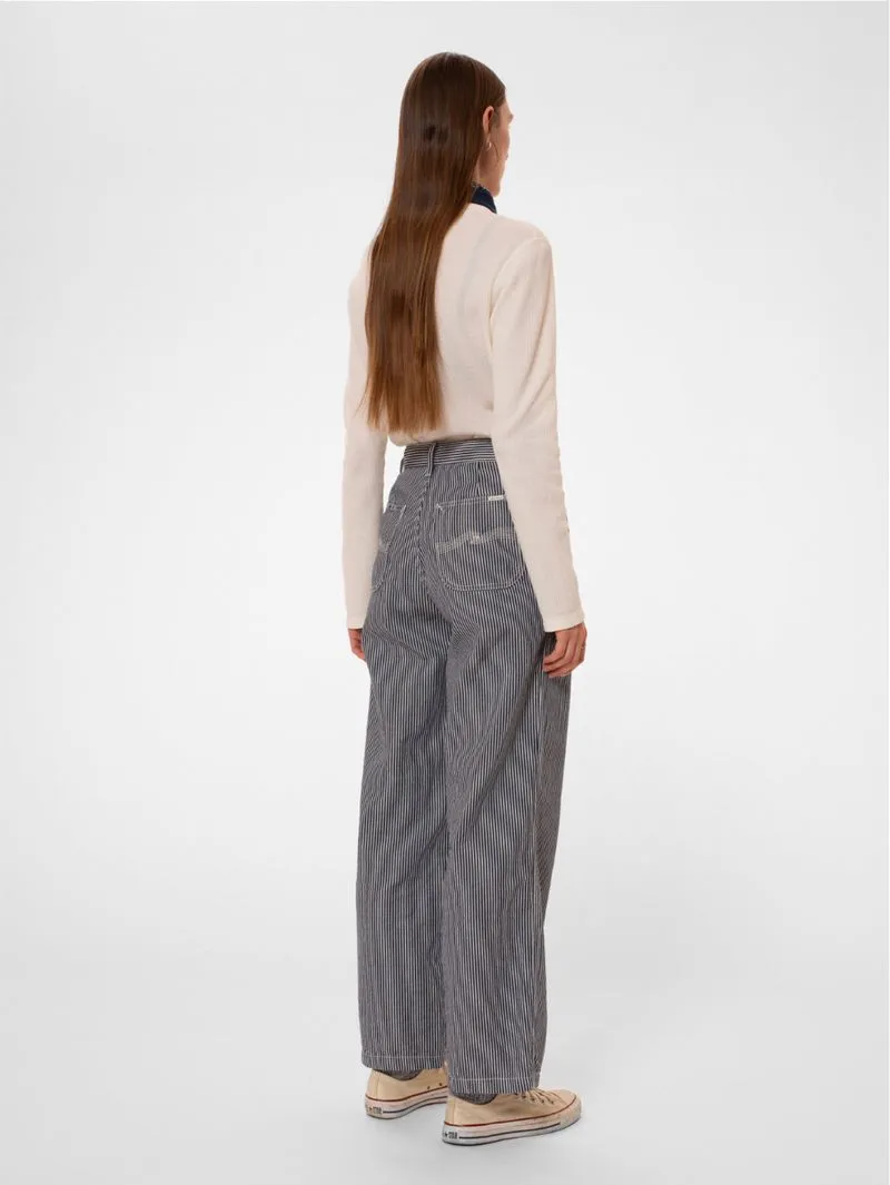 Nudie Jeans Stina Striped Hickory Pants