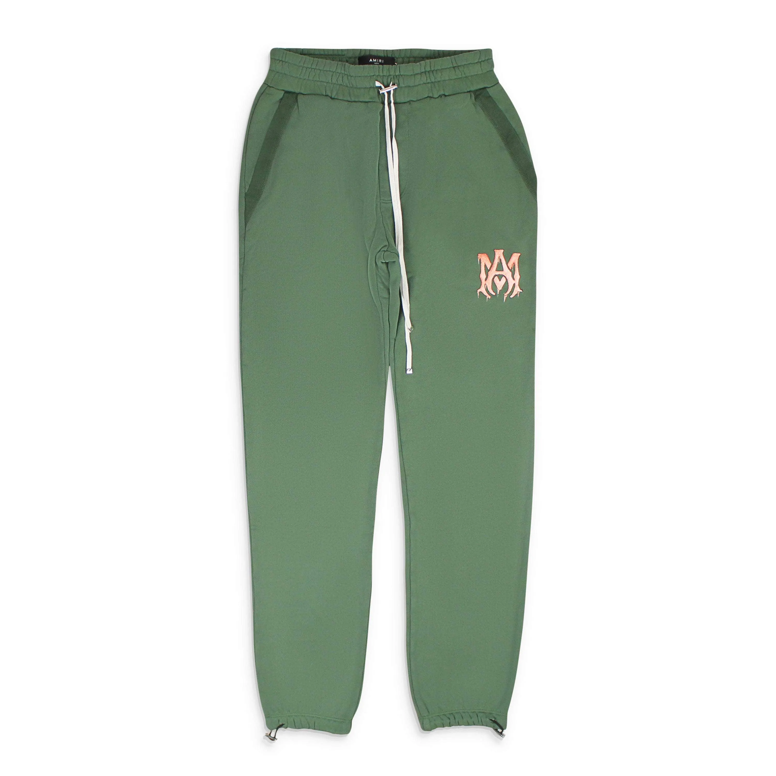 NWT Amiri WATERCOLOR MA SWEATPANT Green&Peach Jogger Sweatpants Size XL $790