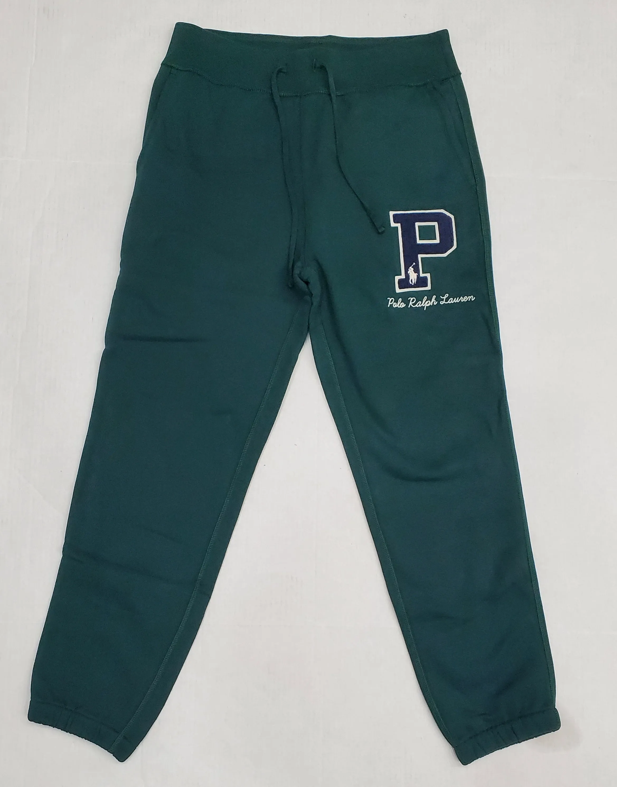 Nwt Polo Ralph Lauren Green/Navy 'P' Sweatshirt With Matching Joggers