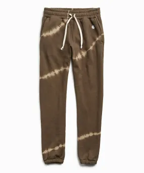 Olive Tie Dye Classic Sweatpant