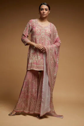 Pale Pink Sharara