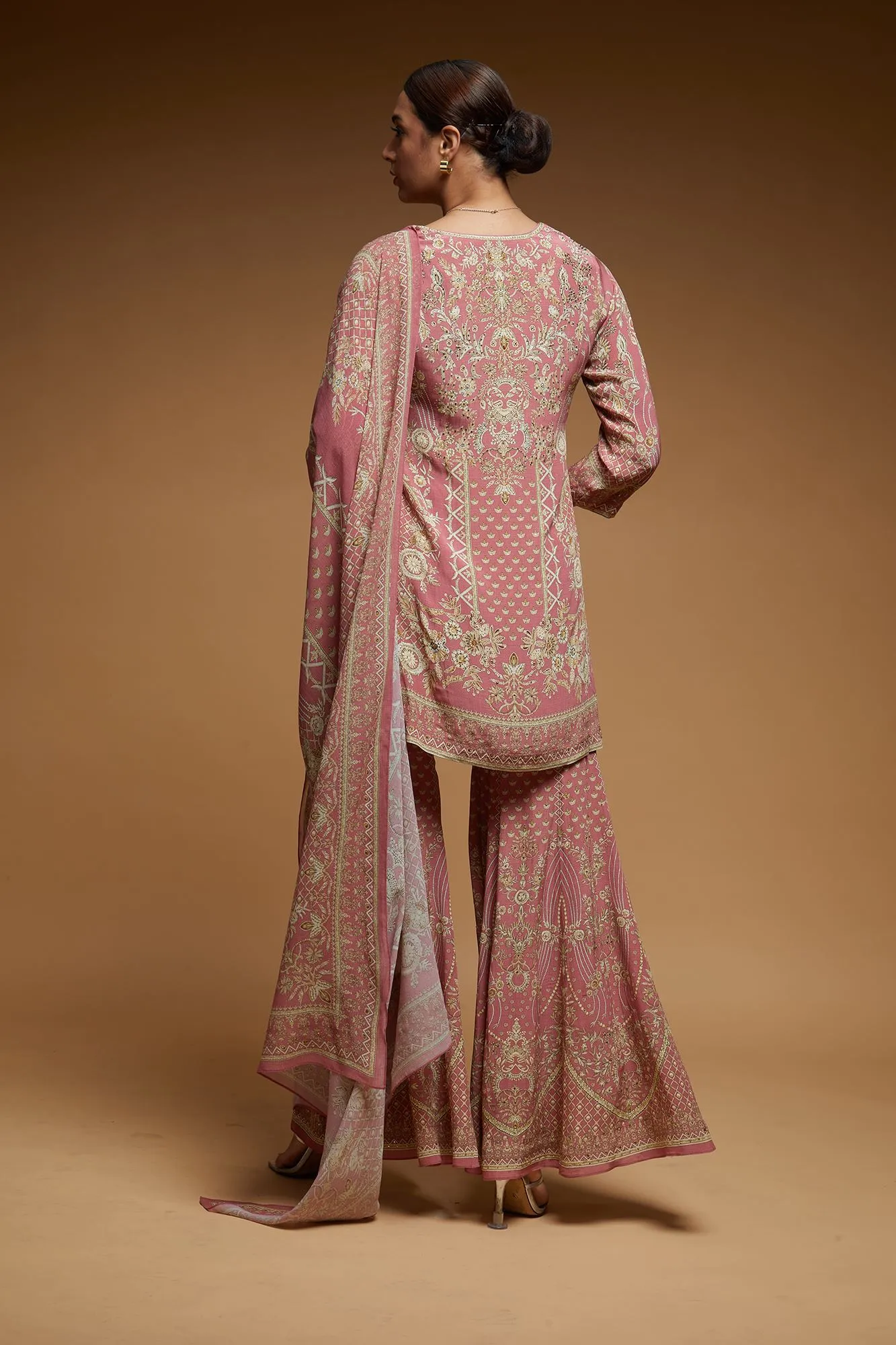 Pale Pink Sharara