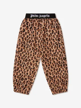 Palm Angels Girls Animal Print Pants