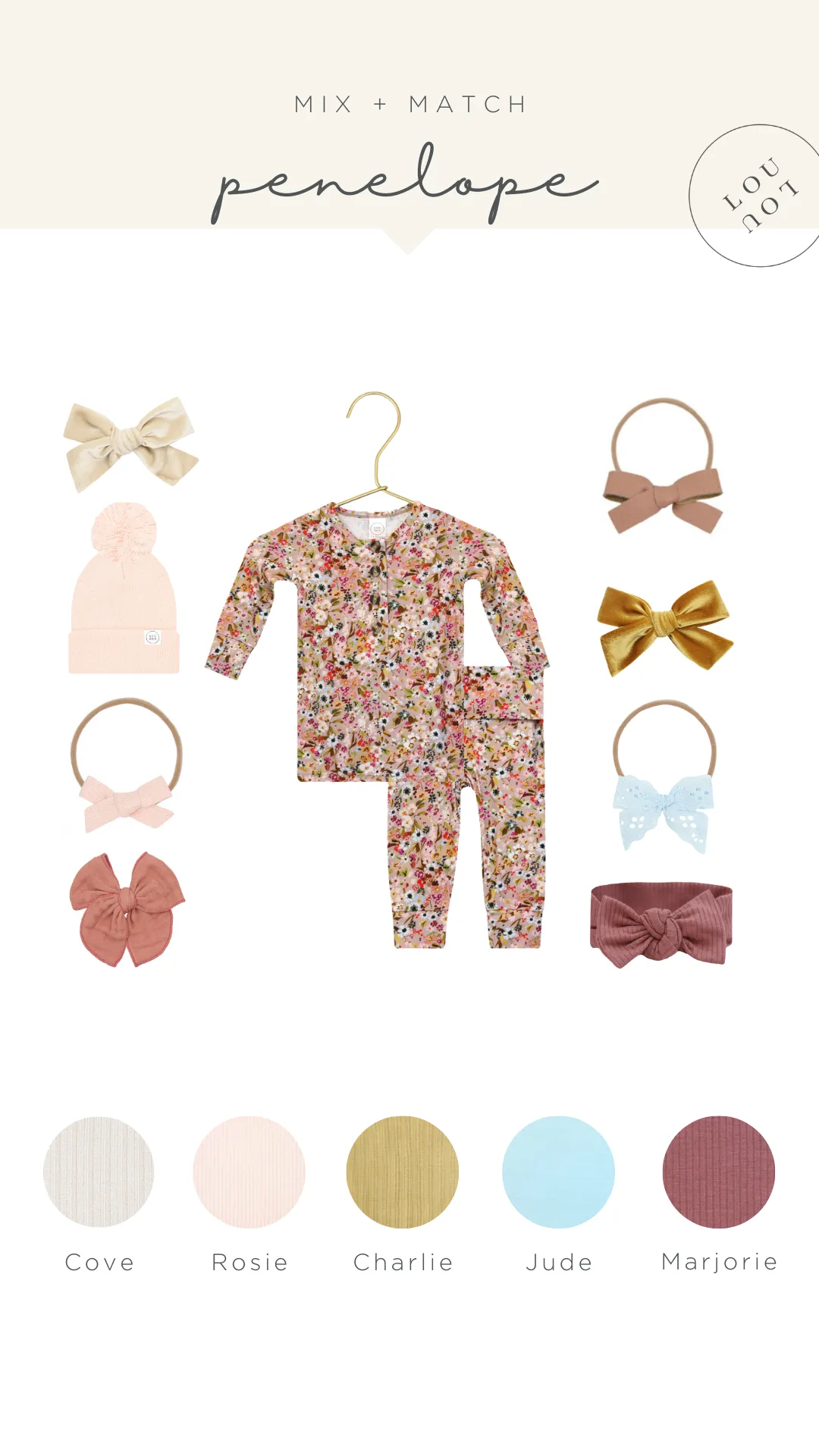 Penelope Newborn Headband Bundle (Gown)