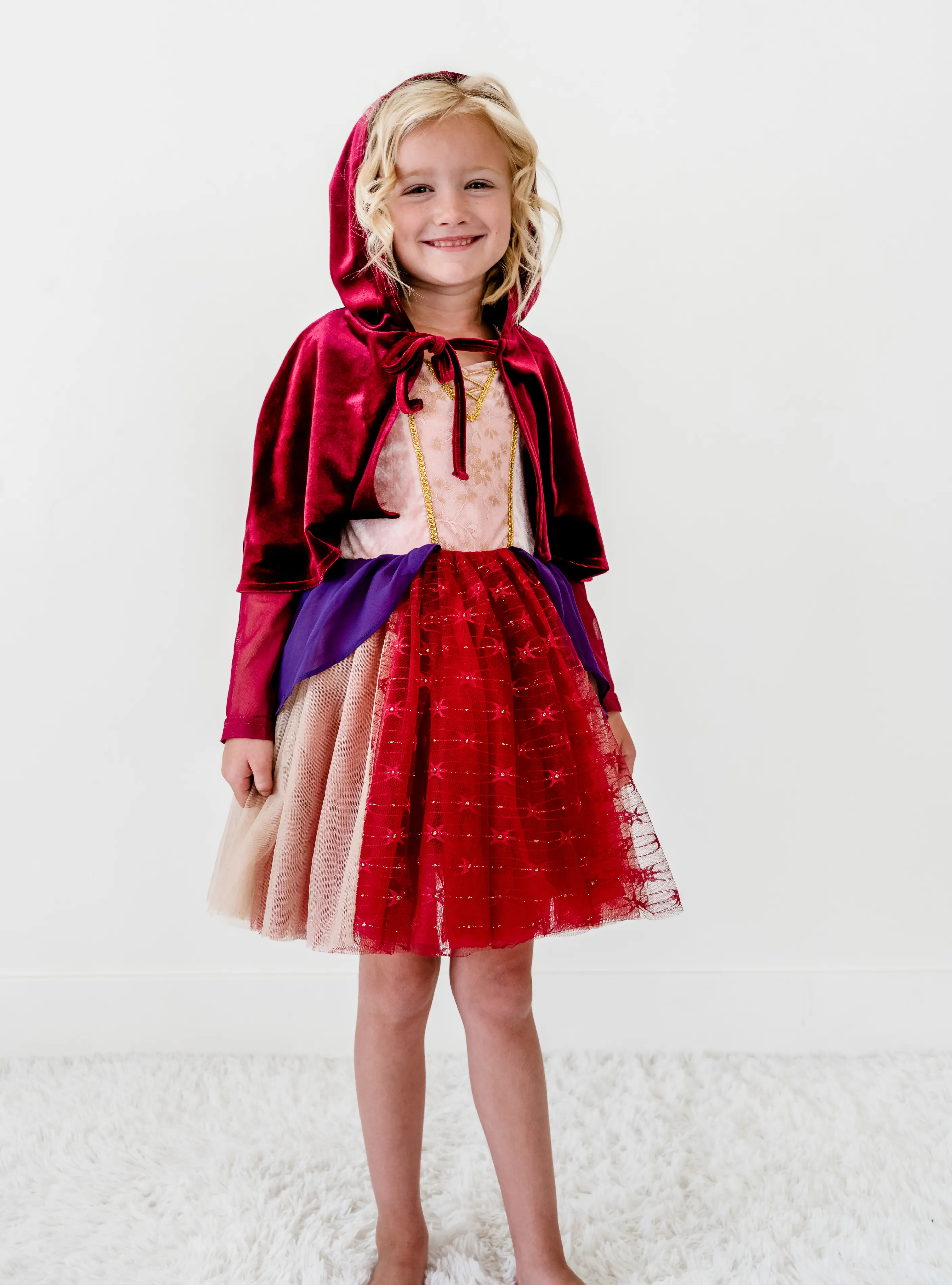 Pink Witch Sister Dress   Cape