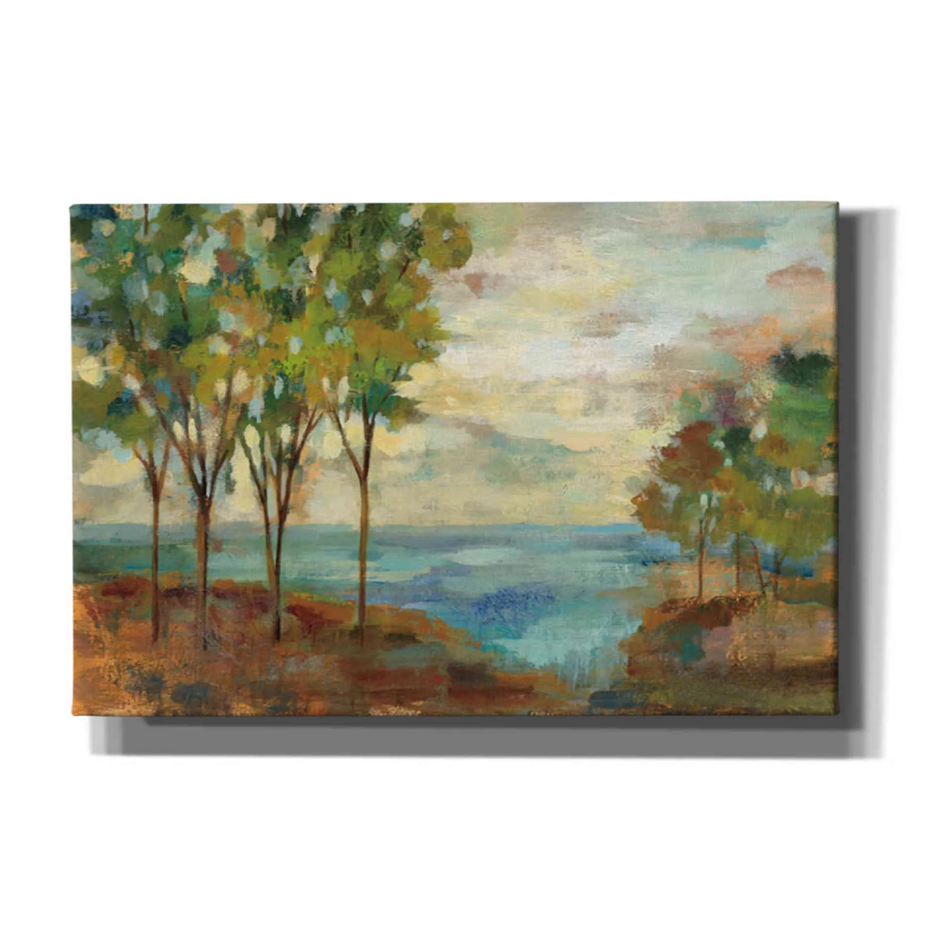 "View of the Lake" by Silvia Vassileva, Canvas Wall Art