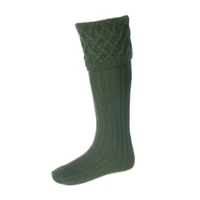 Rannoch Socks - Spruce by House of Cheviot