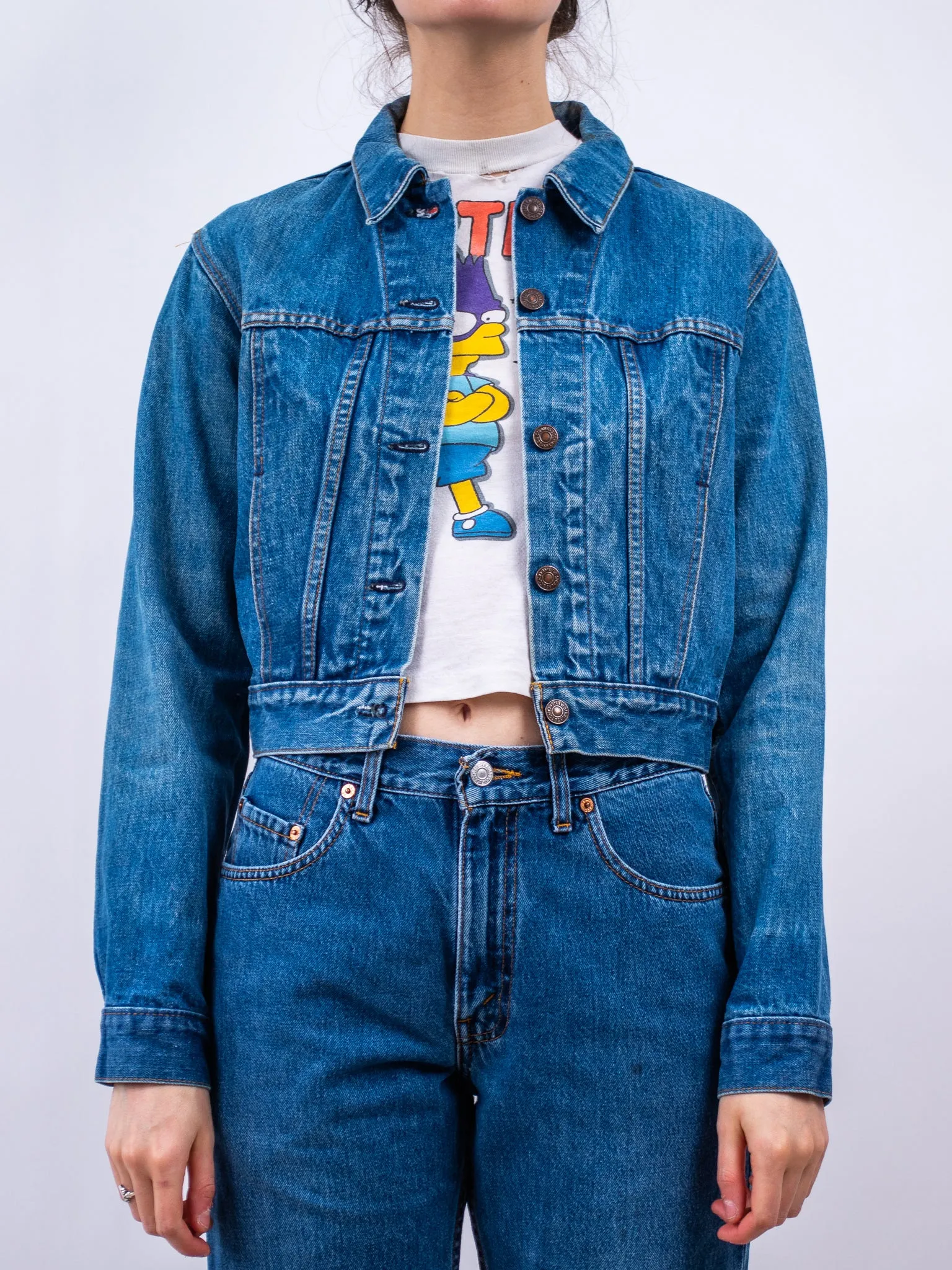 Rare 1970s levi's cropped denim jacket