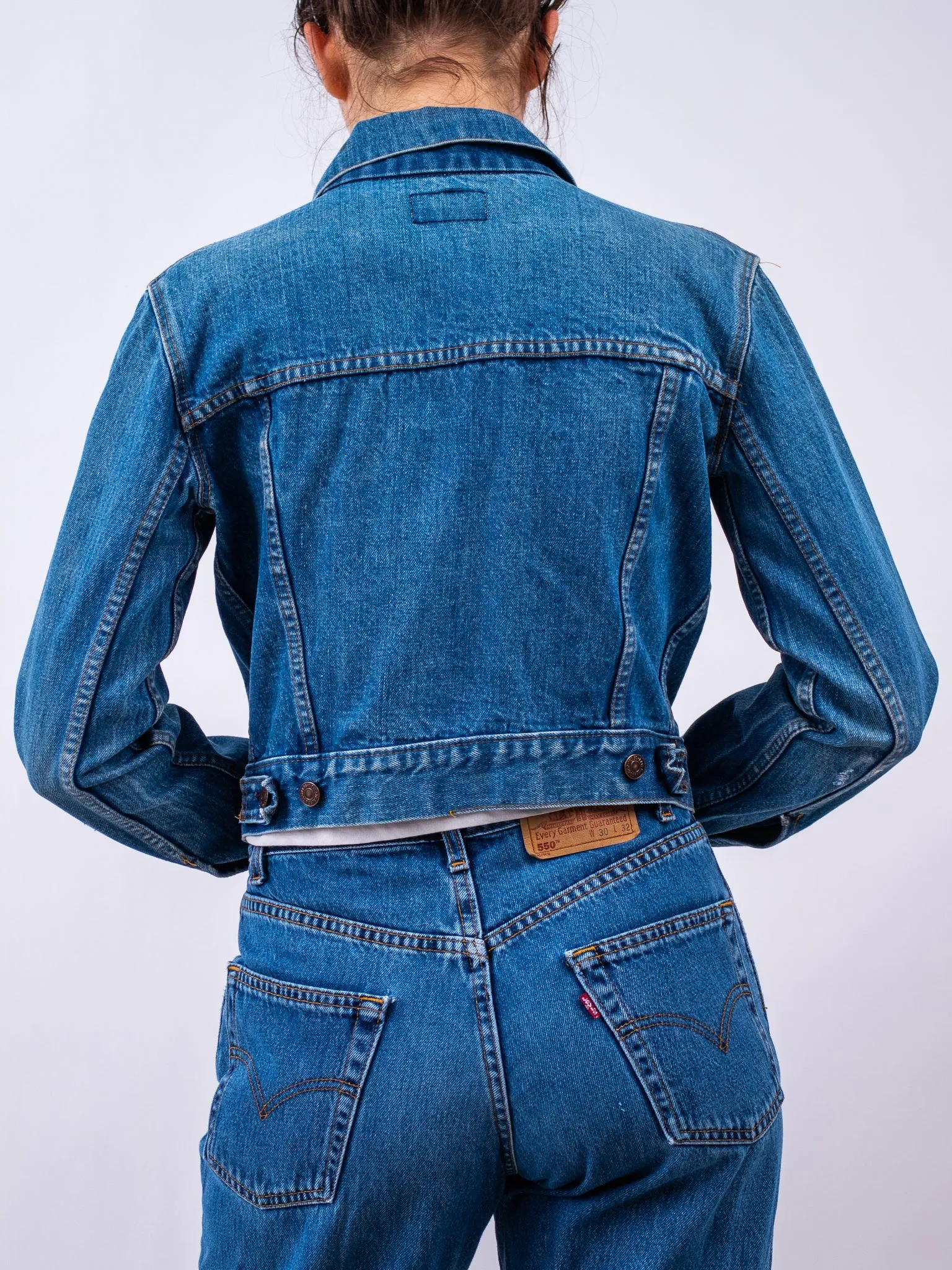 Rare 1970s levi's cropped denim jacket