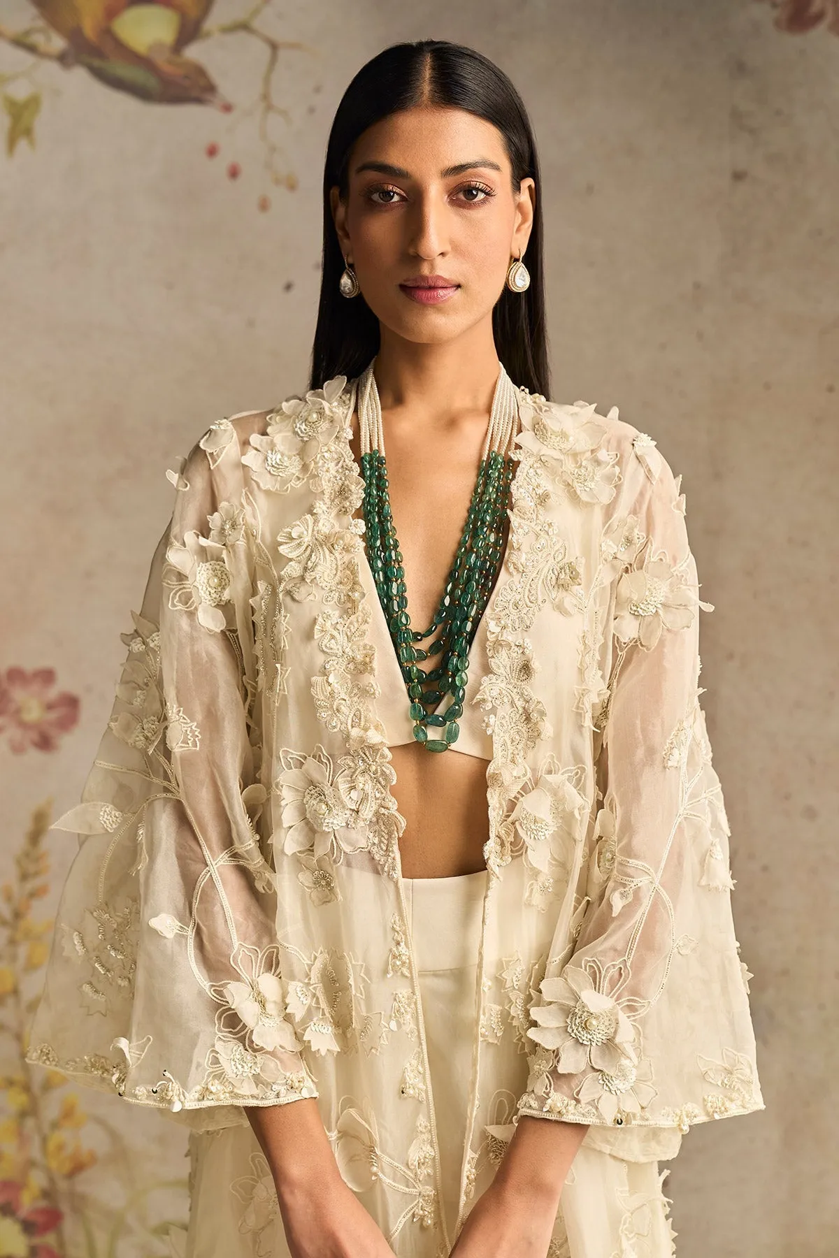 RHAPSODY SHARARA JACKET SET