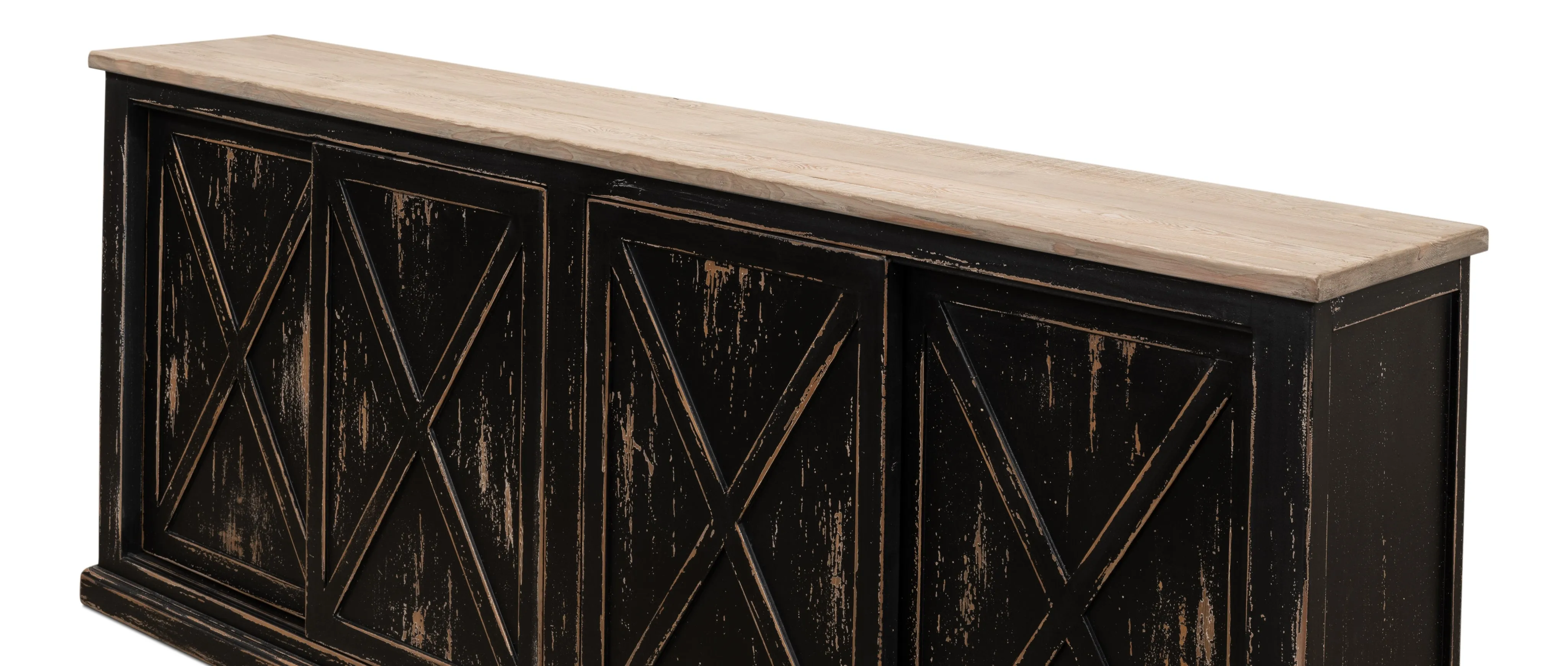 Sarreid - Cape Town Sideboard - Black - Transitional