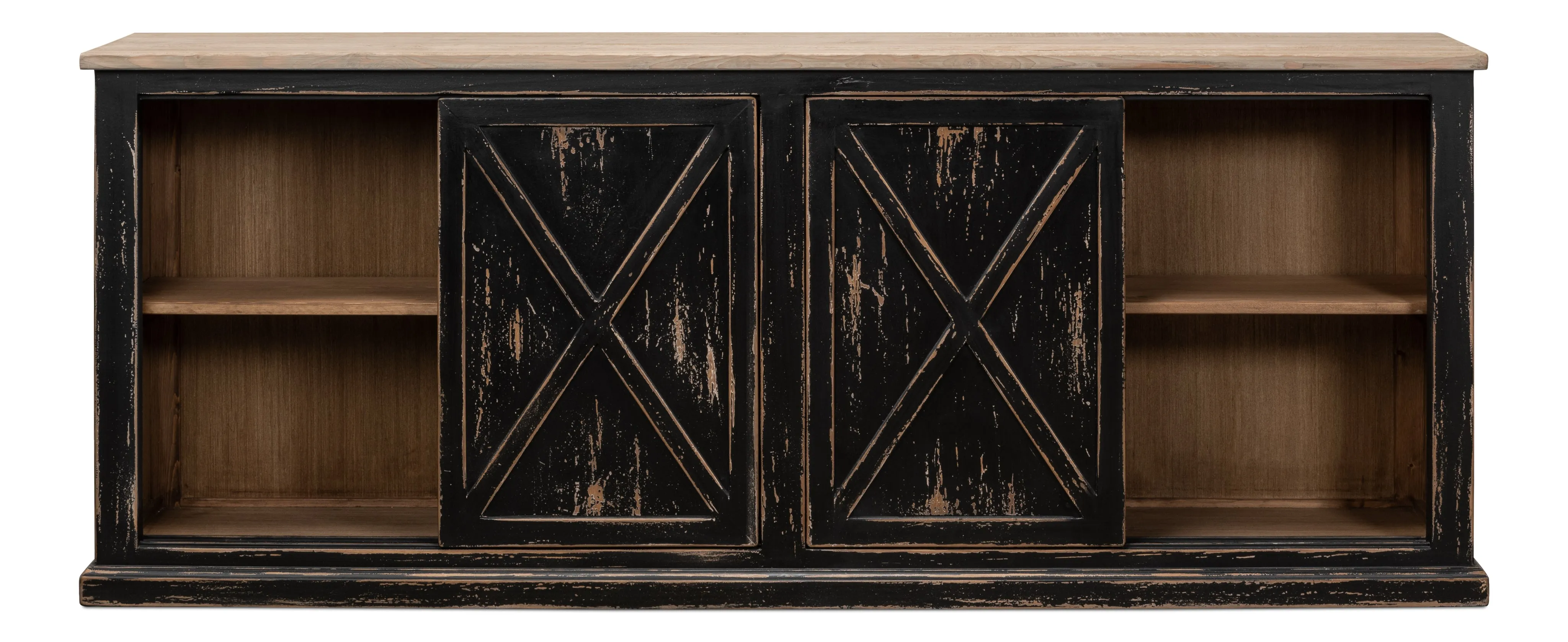 Sarreid - Cape Town Sideboard - Black - Transitional