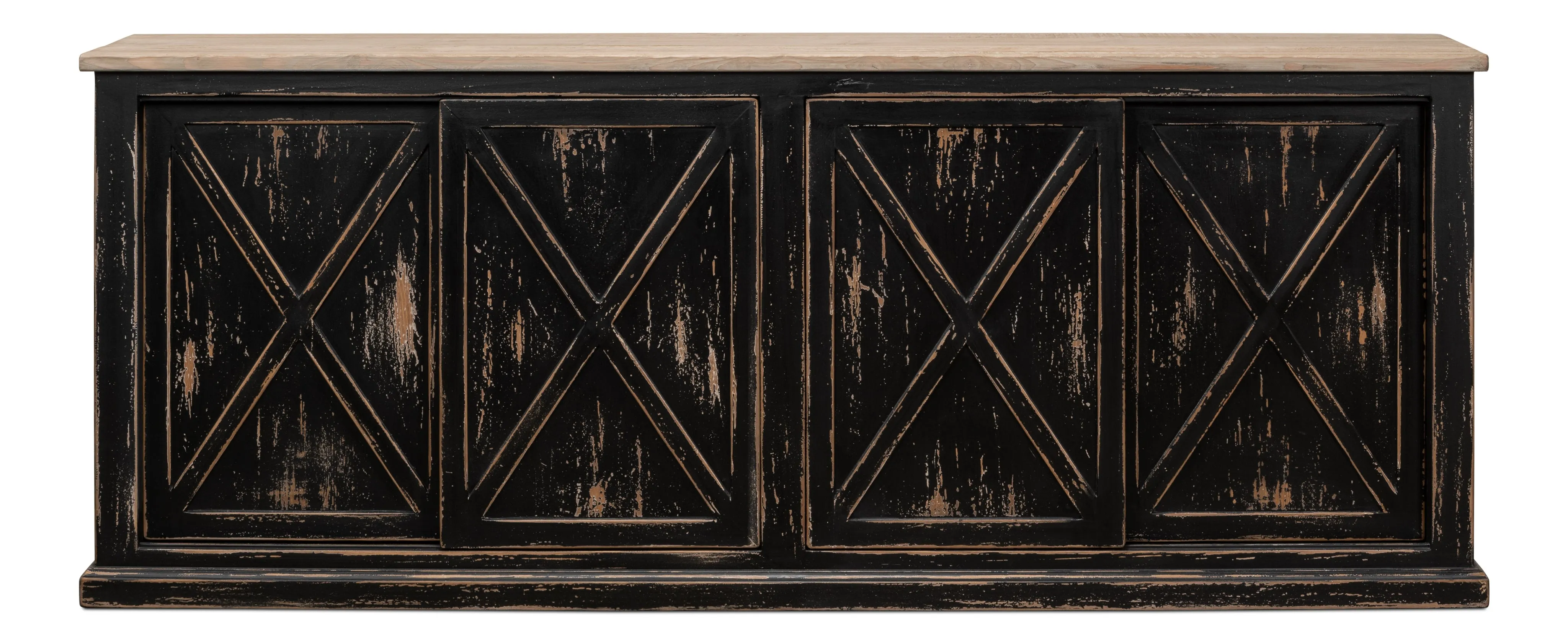 Sarreid - Cape Town Sideboard - Black - Transitional