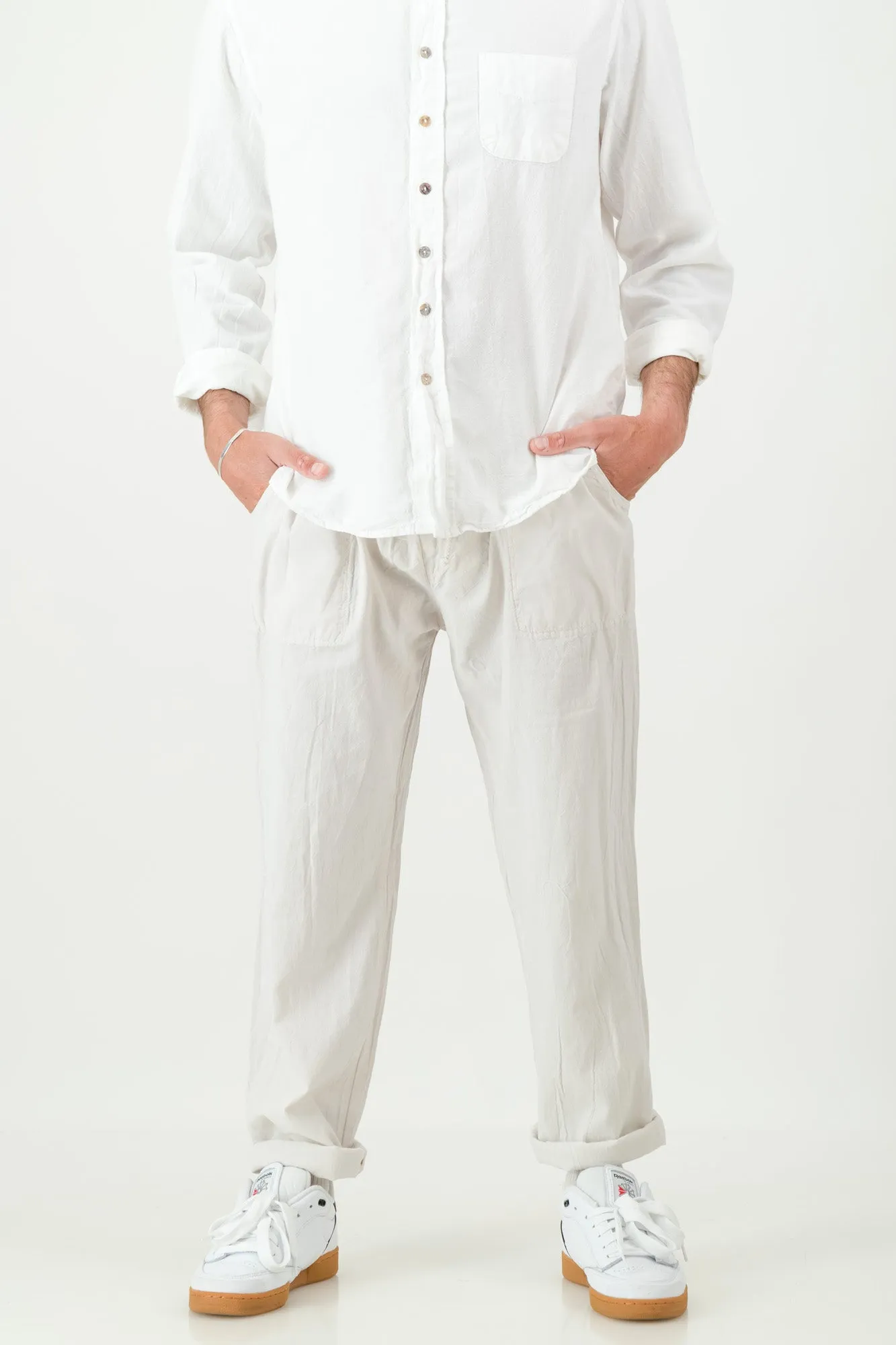 Sean Cotton Drawstring Pants