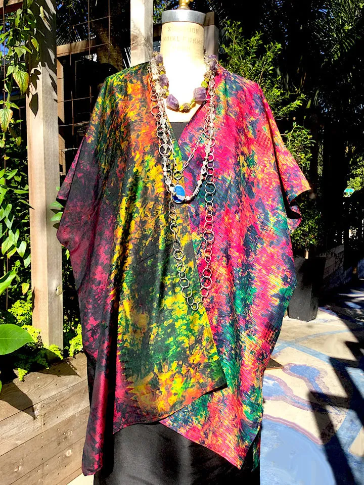 Silk Kimono Jacket Almost Famous Collection - Gauguin