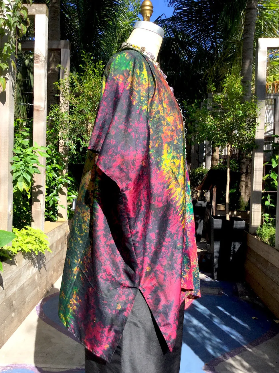 Silk Kimono Jacket Almost Famous Collection - Gauguin