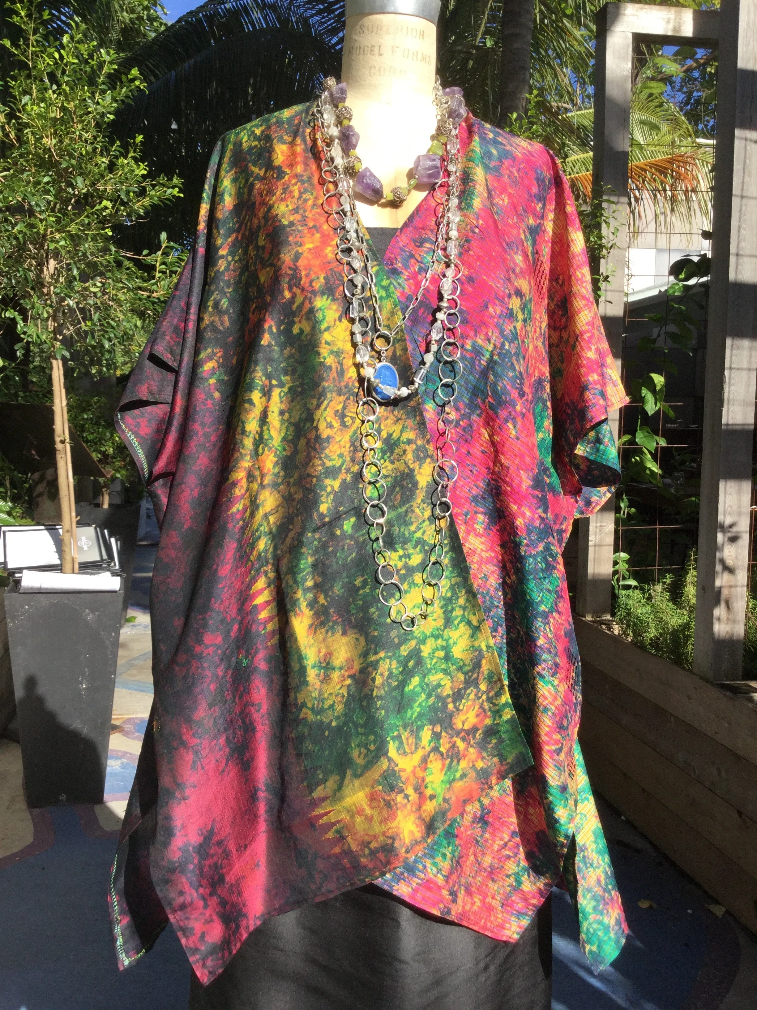 Silk Kimono Jacket Almost Famous Collection - Gauguin