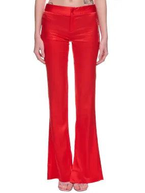 Silk Tattoo Pants (STFP-SILK-TATTOO-RED)