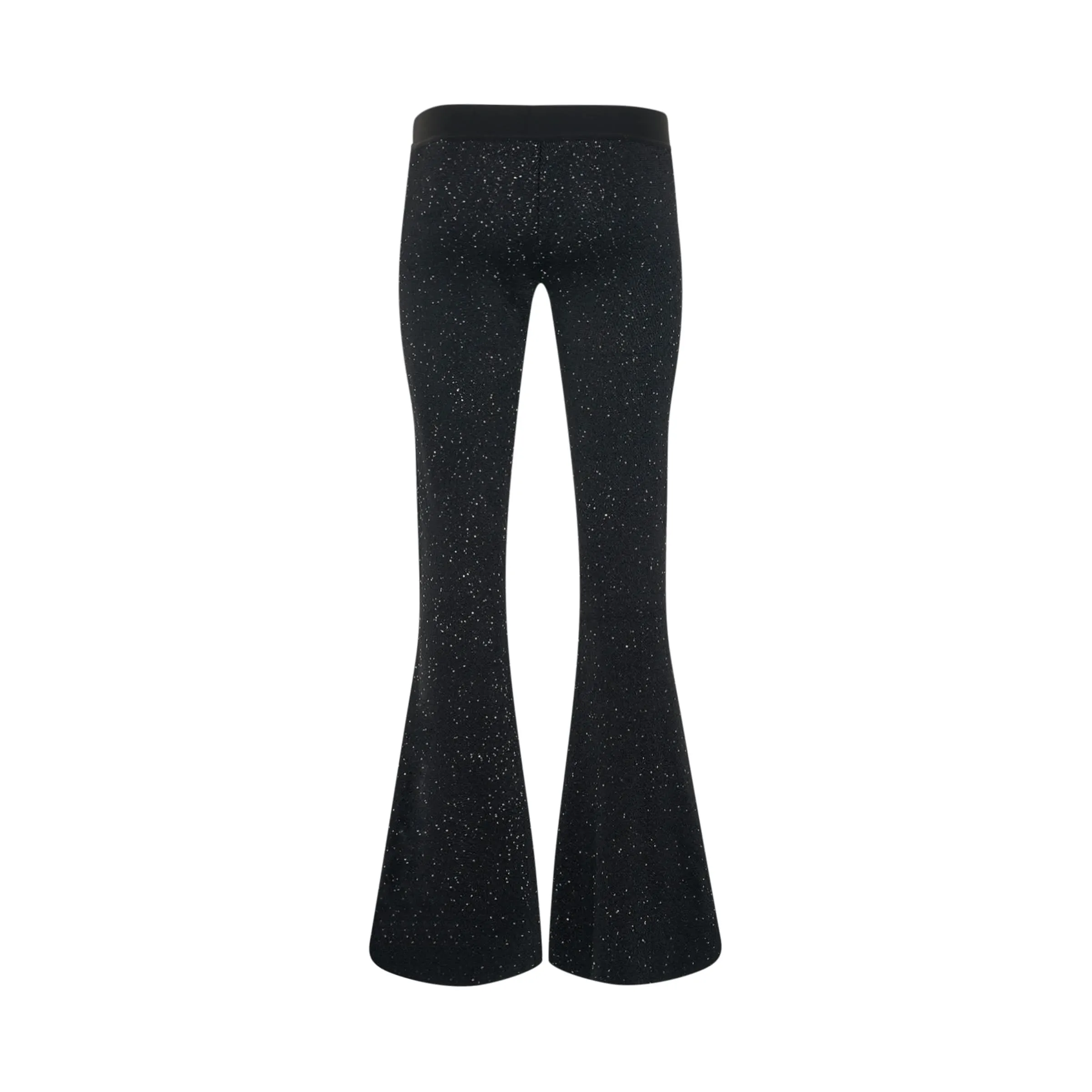 Soiree Knit Logo Pants in Black/White