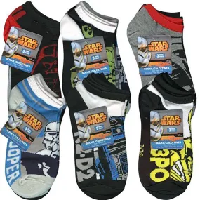 Star Wars Anklet Socks [3 Pack - Size 6-8] - Assorted