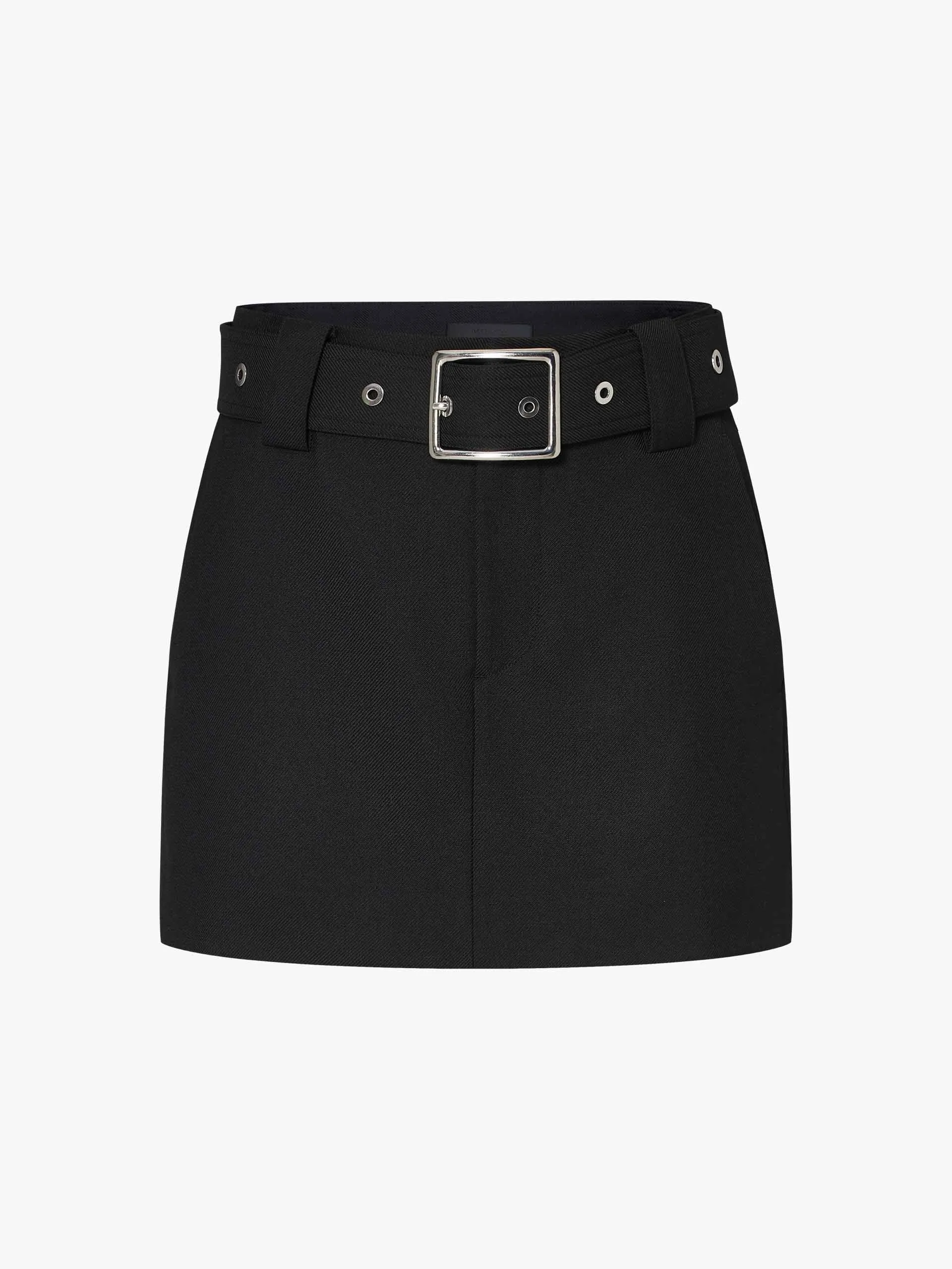 Straight Cut Mini Skirt