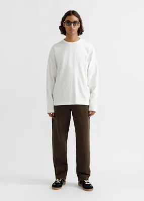 Straight Sweatpants - Brown