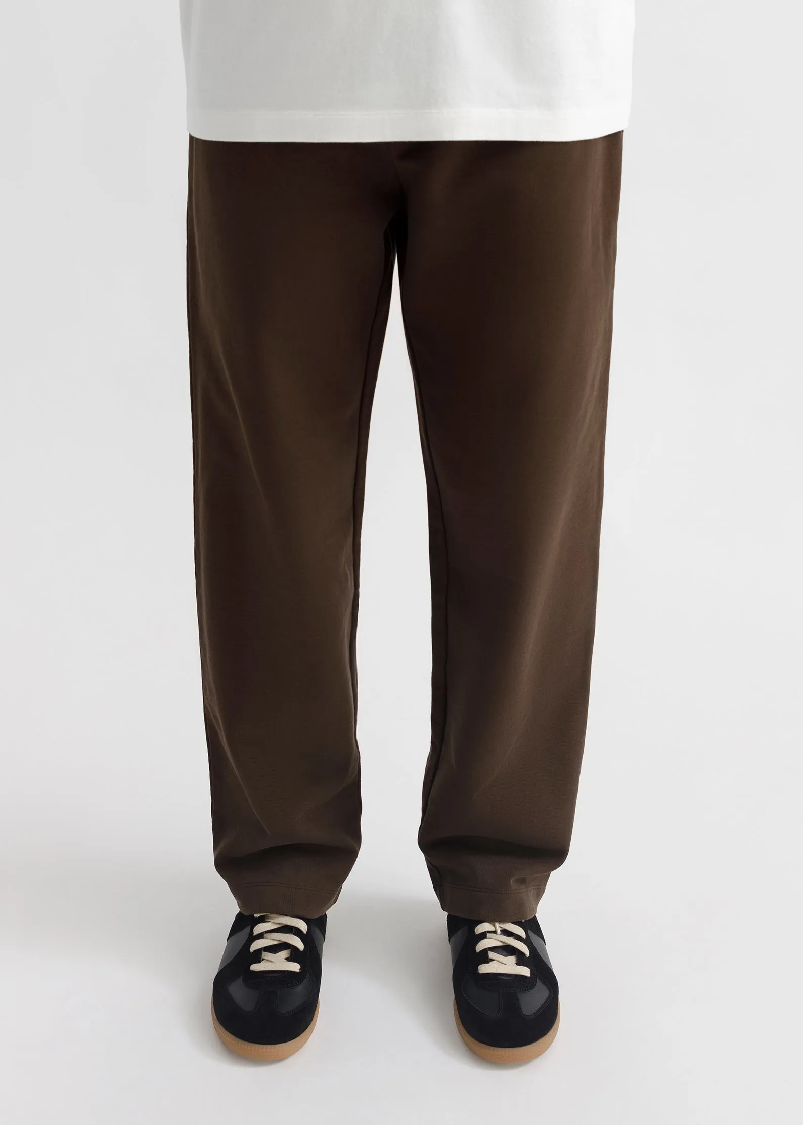 Straight Sweatpants - Brown