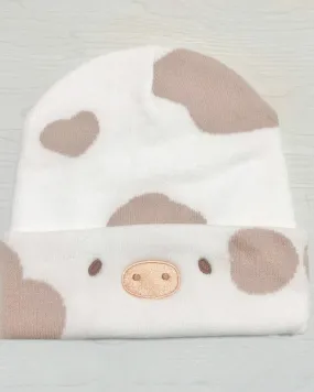 Strawberry cow beanie