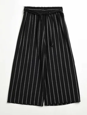 Striped Tie Knot Culottes