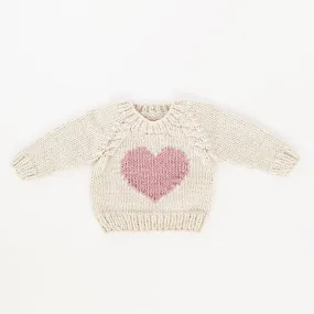 Sweetheart Crew Neck Sweater