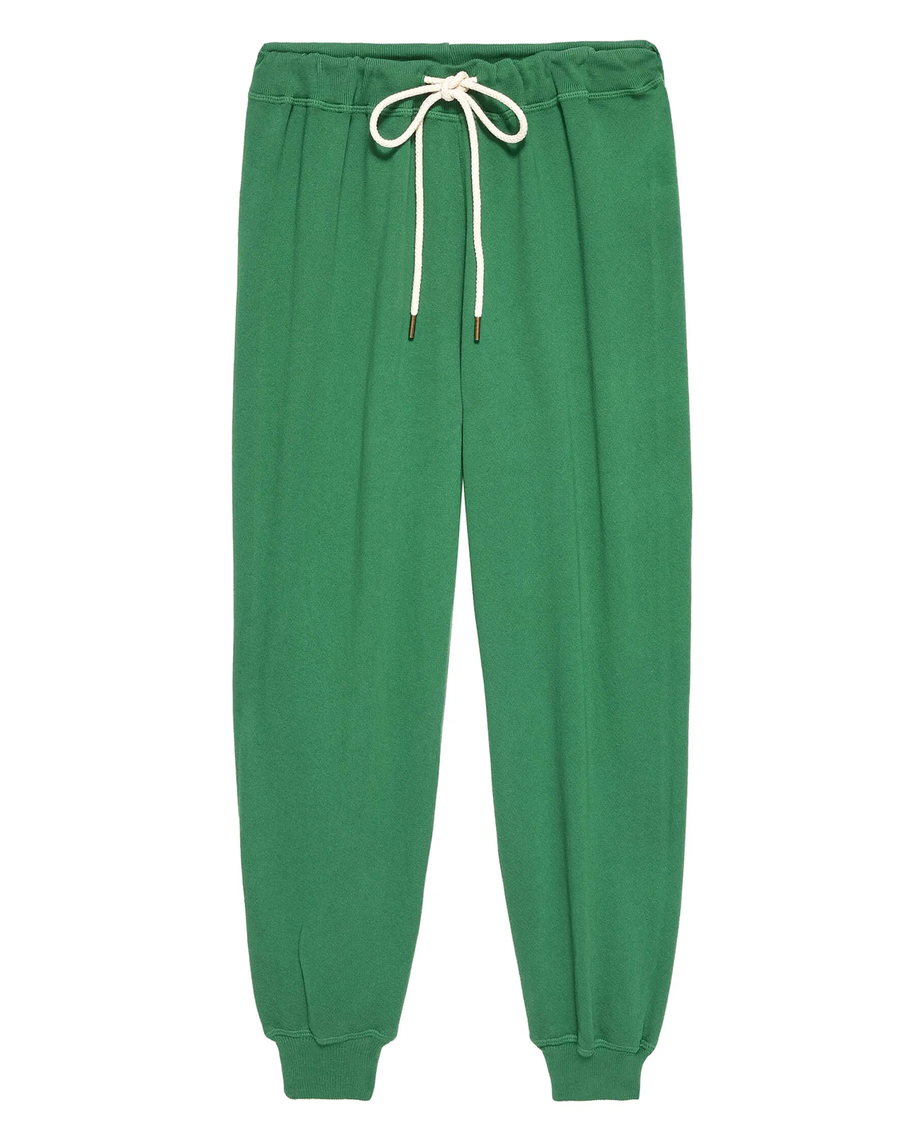 The Cropped Sweatpant. Solid -- Holly Leaf