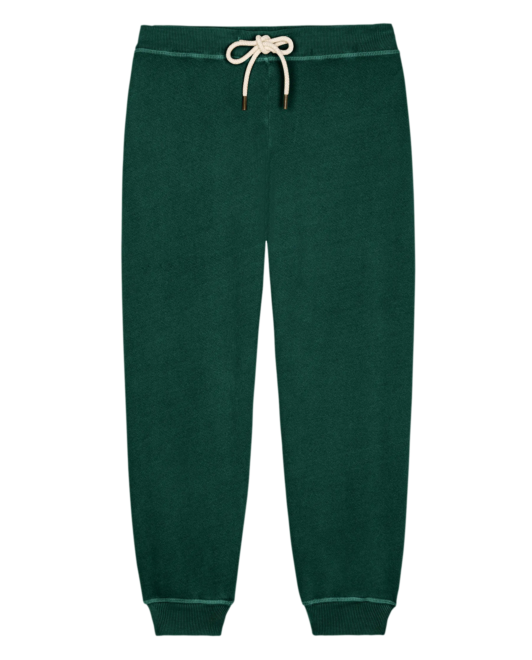 The Cropped Sweatpant. Solid -- Pinyon