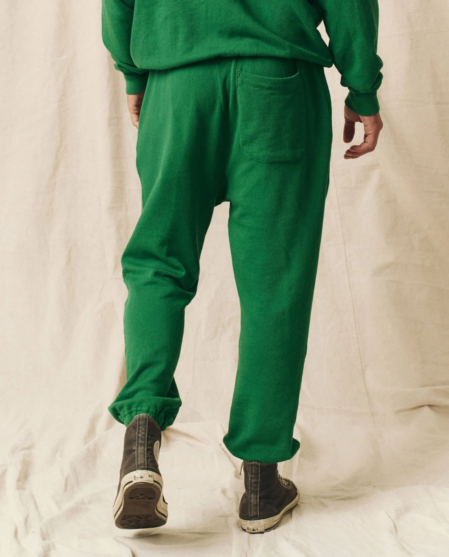 The Men's Stadium Sweatpant. Solid -- Holly Leaf