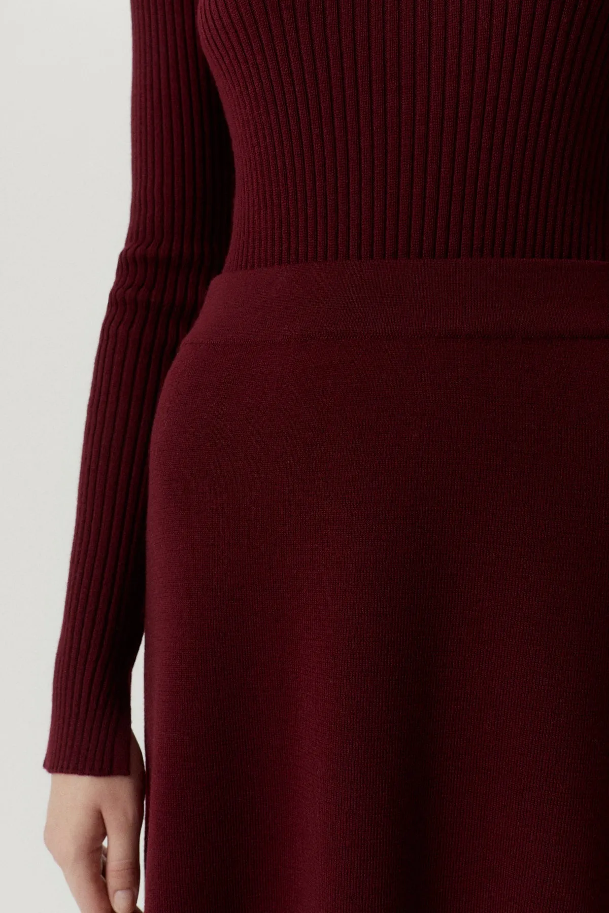 The Merino Wool Flare Skirt