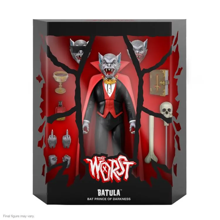 The Worst ULTIMATES! Wave 1 Batula figure BY SUPER7 - BRAND THE WORST