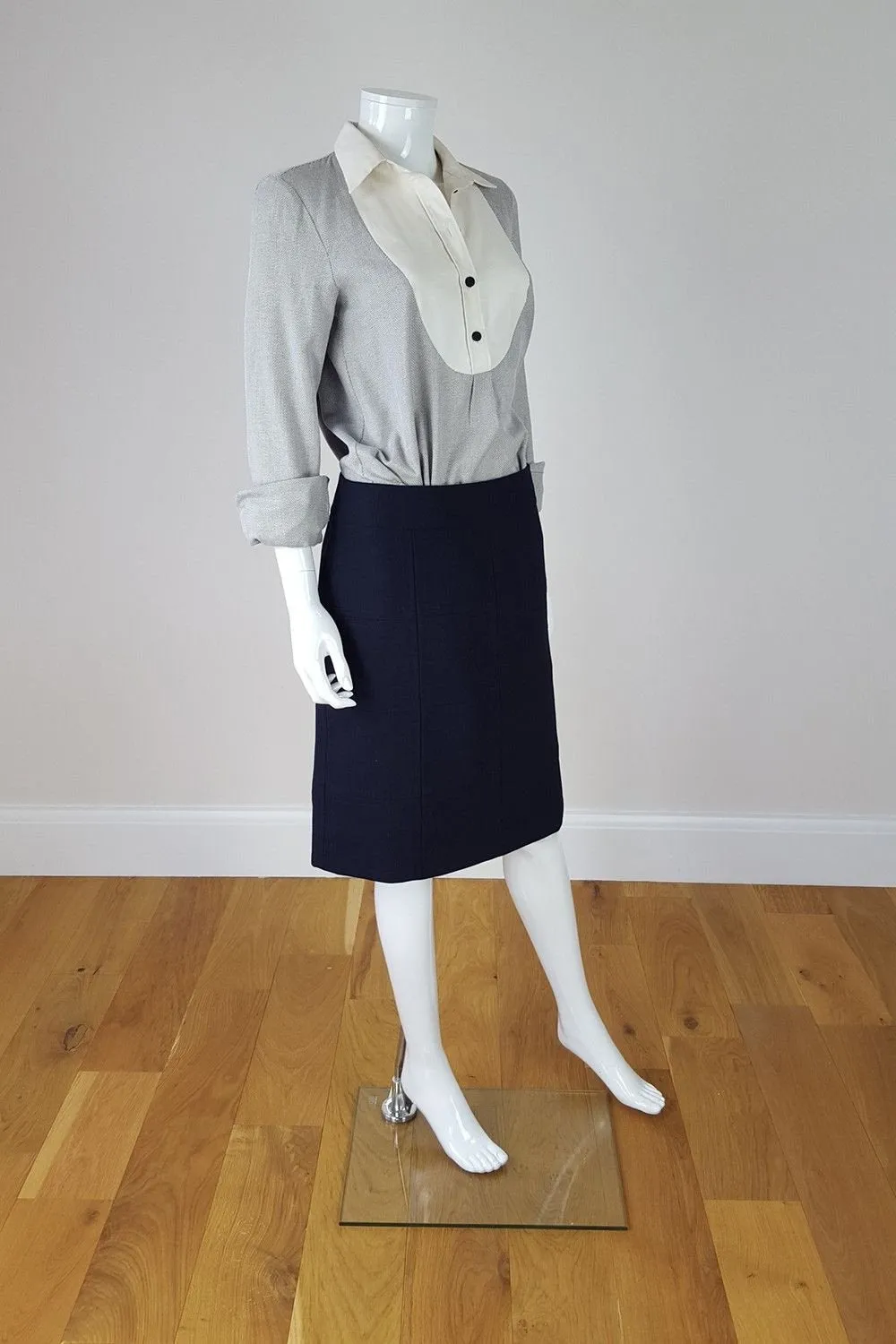 TORY BURCH For Bergdorf Goodman Navy Skirt (UK 12)