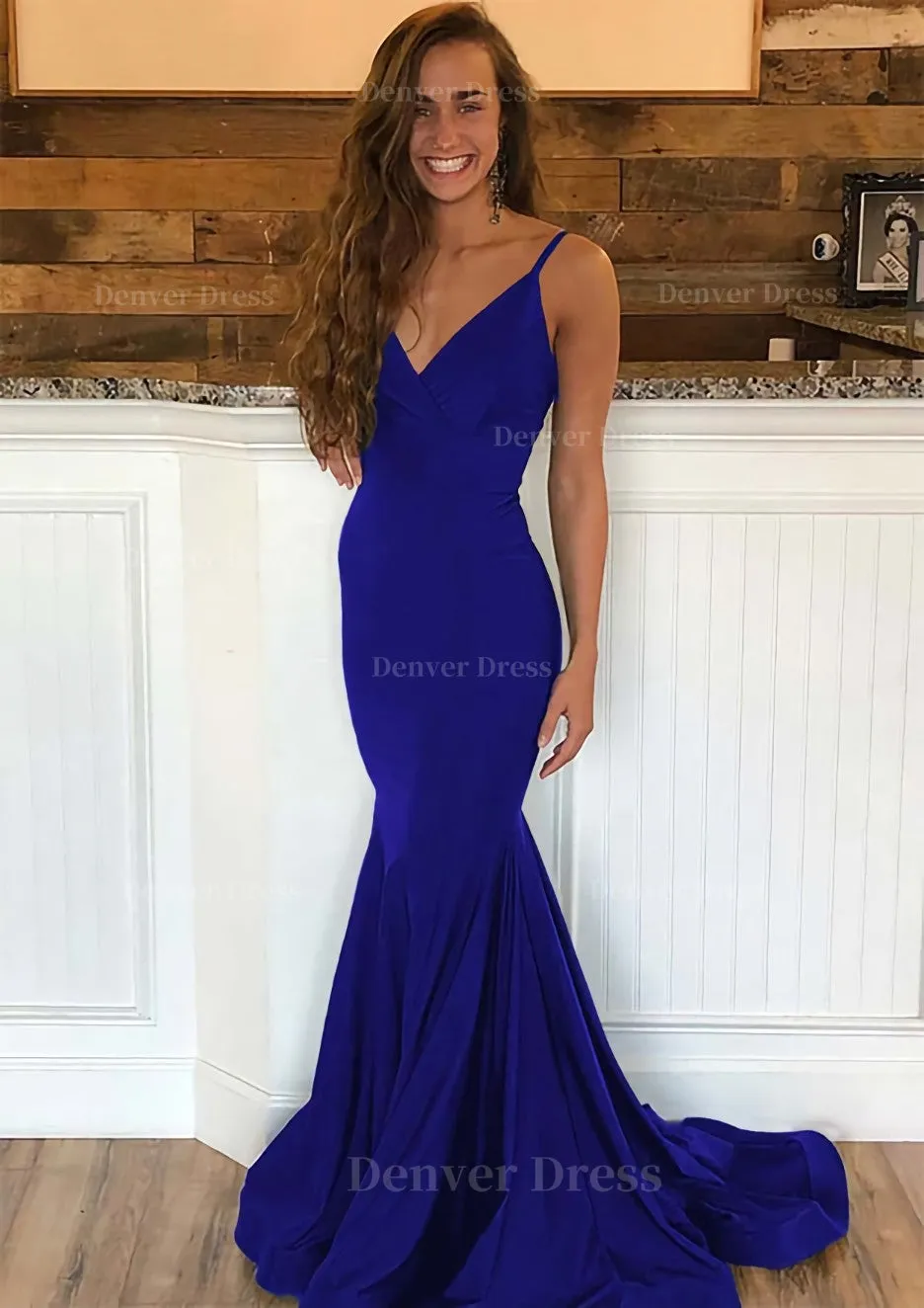 Trumpet/Mermaid Sleeveless Sweep Train Charmeuse Prom Dress With Pleated