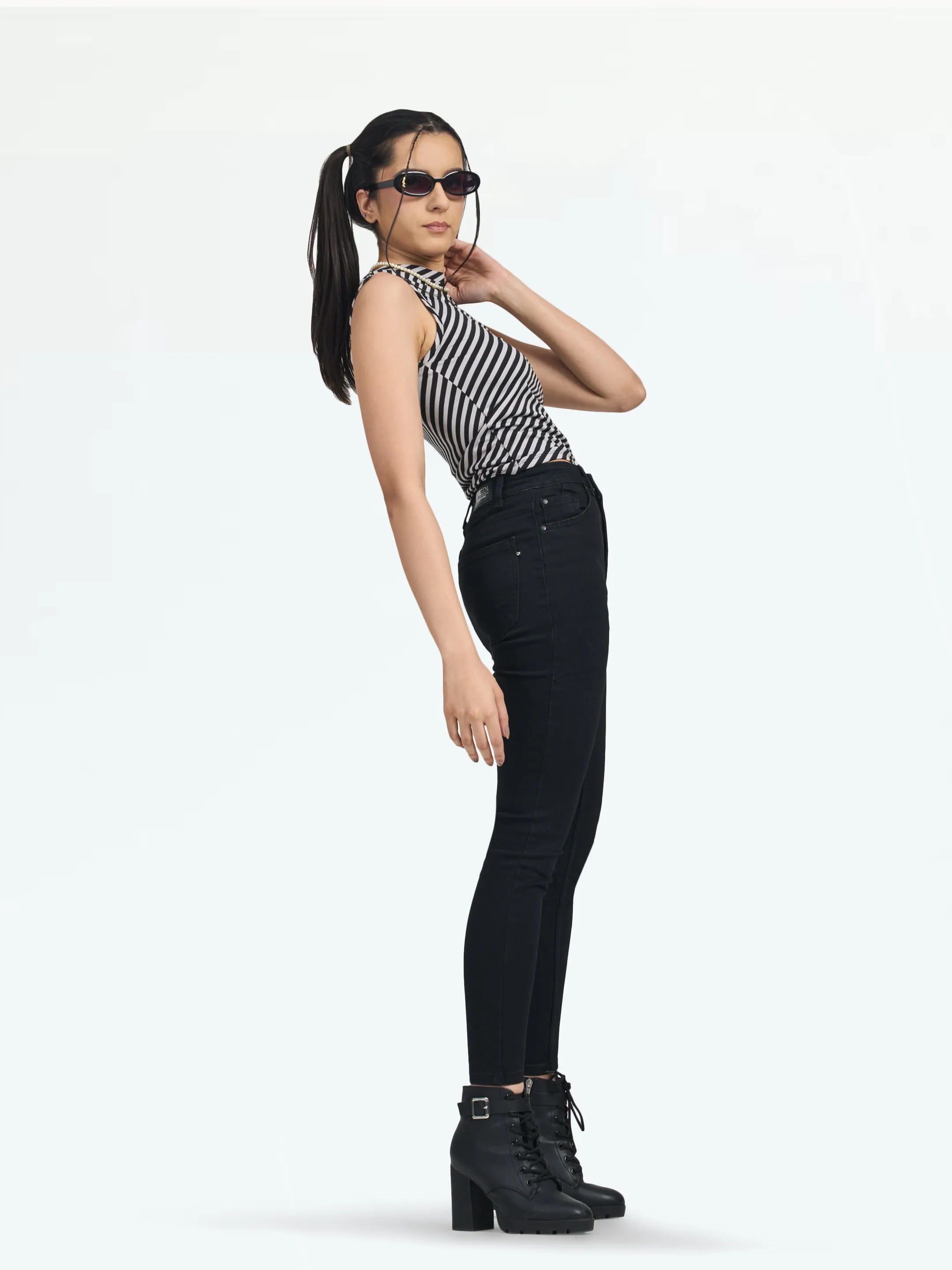 Vienna High waist Basic Skinny Fit Jeans