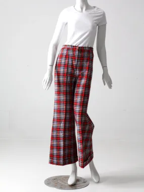 vintage 70s Bobbie Brooks plaid pants