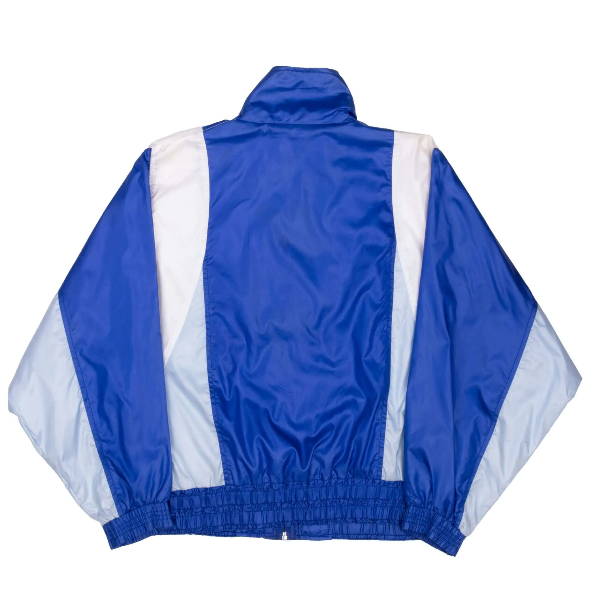 VINTAGE PUMA BLUE WINDBREAKER JACKET 1980S MEDIUM