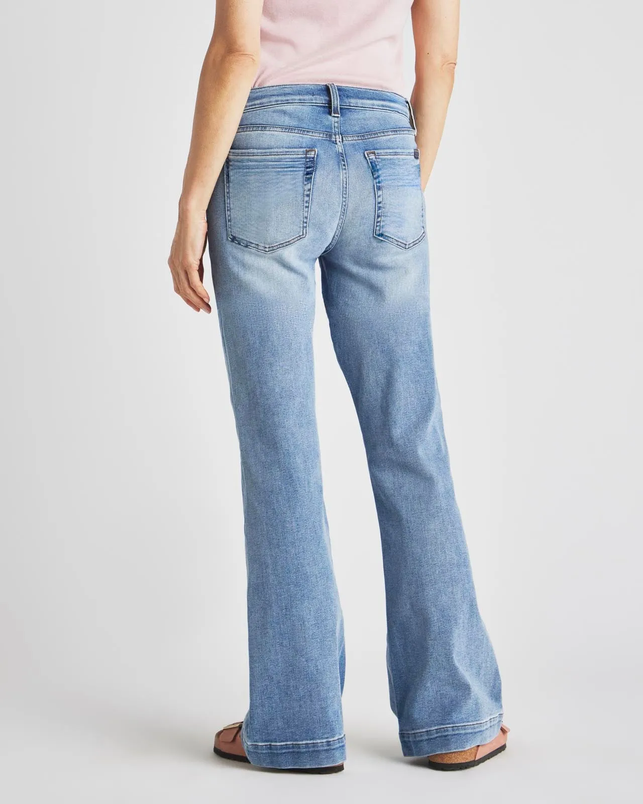 Vintage Wash Denim Trouser