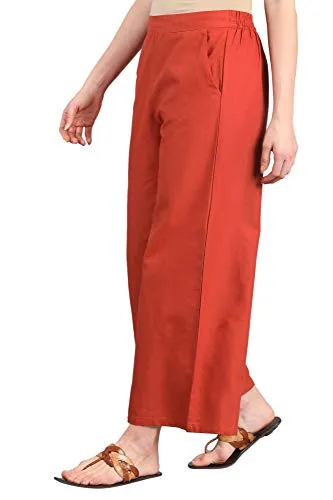 W for Woman Women's Pants (19FEW60234-211554_Red_L (12))