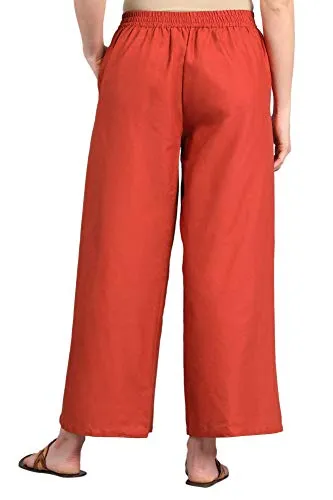 W for Woman Women's Pants (19FEW60234-211554_Red_L (12))