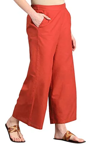 W for Woman Women's Pants (19FEW60234-211554_Red_L (12))