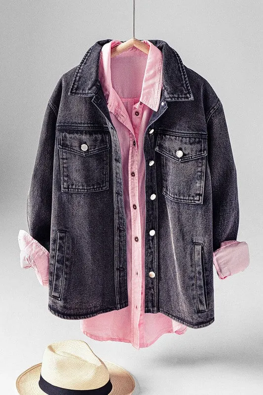 Washed Denim Jacket