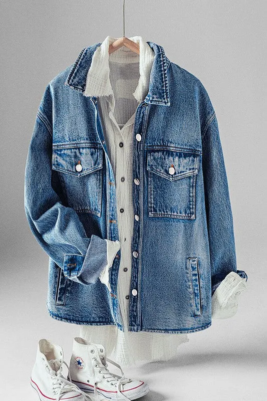 Washed Denim Jacket