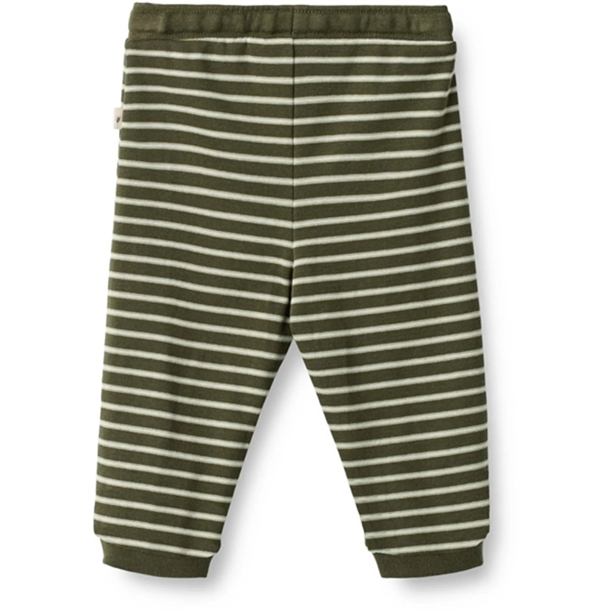 Wheat Dark Green Stripe Soft Sweatpants Leo