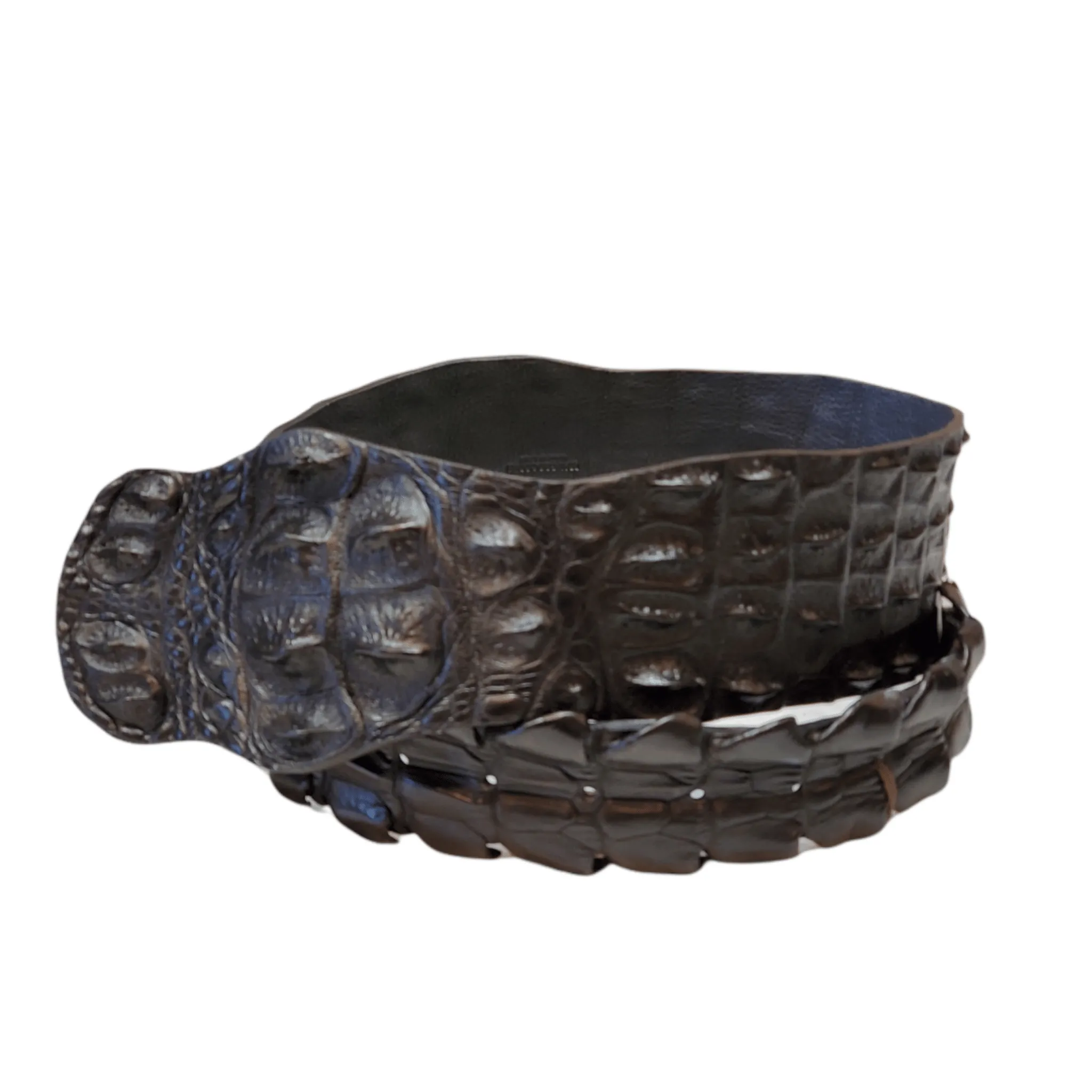 Wide Belt Savana Crocodile