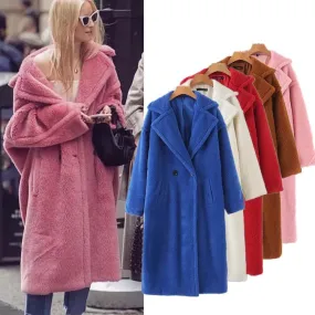 women thicker long coat overcoat outwear